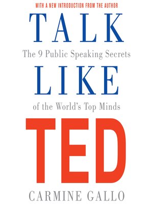 cover image of Talk Like TED